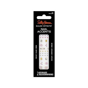 Sally Hansen Salon Effects Nail Accents, Princess Cut, Nail Art Decals, Easy to Use, No Commitment, Use On Nail Polish or Bare Nails, Mix and Match