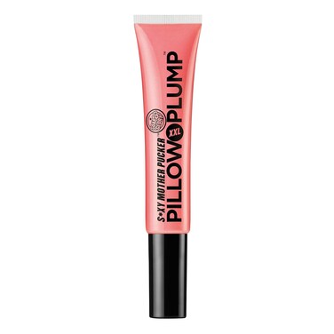 Soap &amp; Glory SMP XXL Pillow Plump Lip Gloss - Hydrating, Plumping Lip Gloss for Full, Volumized Lips - Lip Plumper Gloss + Chocolate Orange Scent with Vegan Formula in Pinkwell (10ml)