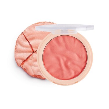 Revolution Beauty, Blusher Reloaded, Pressed Powder Face Blusher, Highly Pigmented &amp; Long Lasting Formula, Peach Bliss, 0.26 Oz.