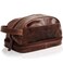 SID &amp; VAIN wash bag ALEX Large Overnight Wash Gym Shaving Bag For Men's real leather toiletry bag leather bag Male brown