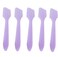 100pcs Plastic Spatulas Cosmetic Scoop Stick Spatula Applicator Tool for Mixing and DIY Mask Facial Cream Makeup Skin Care Products 3.2" Reusable (Purple)