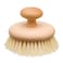 Redecker Natural Tampico Fiber Massage Brush with Oiled Beechwood Knob, 4-Inch Diameter, Made in Germany
