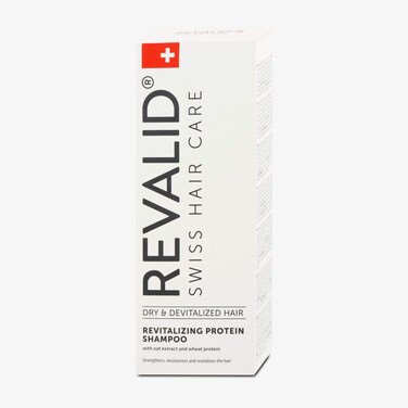 Revitalizing protein shampoo with oat extract wheat protein and panthenol B5 250 ml Made in Switzerland