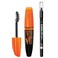 Rimmel ScandalEyes Curve Alert Mascara with ScandalEyes Waterproof Kohl Kajal Liner, 1 Set, Combo