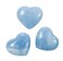 Blue Calcite   Puff Heart Worry Stone   Size 1"   1 Pc   Crystals and Healing Stones, Worry Stones for Anxiety, Reiki, Chakra, Witchcraft, Yoga, Meditation Accessories