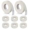 0.5 inch x 10 Yd Hypoallergenic Medical Paper Tape Sensitive Skin Nose Tape for Rhinoplasty Shaping Breathable Micropore Tape First Aid Tape for Wound Dressing Eyelash Extension 8 Rolls