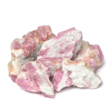 1/2LB Large Raw Pink Tourmaline Natural Crystal Healing Stones Rock Collection
