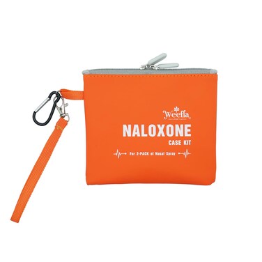 10 Empty Naloxone Carry Bag Kit, Fits 2 Pack Narcan Nasal Spray, for Opioid Overdose Emergency, Clip-on Pouch &amp; Splash Resistant, High-Visibility, First Responder &amp; Daily Use (No Naloxone)