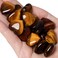 10 PCS 0.8 * 0.8 Inches Thicken Heart Crystals Amethyst Natural Healing Crystal Polished Hearts Carved Stones Rose Quartz Palm Gemstones Reiki Energy Balancing Worry Stone Meditation Love Gift