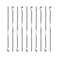 10 Pcs Metal Ear Cleaner Stainless Steel Ear Pick Portable Metal Earwax Curette Ear Cleaner Tool for Adult