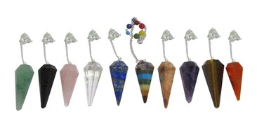 10 Pieces Per Lot of Pendulums Fashion Reiki Energy Wellness Healing Metaphysical