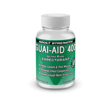 100 400 "Ultra-Pure Guaifenesin Gelatin Capsules