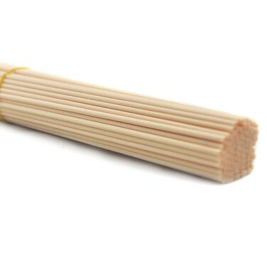 100 Pieces Fiber Reed Diffuser Replacement Refill Sticks (10" x 3mm, Beige)