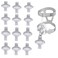 12 Packs Universal Filters Fit in-Line Filter,Filtered Air Connector Compatible with Dreamstation,Fits All 22mm 25mm Heating Tube Machine