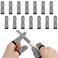 14 Pieces Finger Covers, Ymapinc Finger Sleeve Cots Protector for Finger Tips, Reusable Thumb Finger Protectors Cut Resistant Guards for Kitchen Sculpture Work