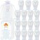 15 Set 45 Pcs Crystal Angel Figurines Bulk 1.5 Inch Guardian Pocket Angels Healing Statue Mini Angel Gemstones Carved Stones with Cards Organza Bags for Faith Peace Gifts Home Decor