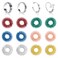 16 Pieces Fidget Anxiety Rings Fidget Rings Stainless Steel Spinner Ring Acupressure Rings Sensory Rings Anti Anxiety Ring Spinning Rings with Beads Trichotillomania Fidget Toys for Women Men