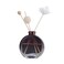 1Pcs 150ml/5oz Glass Diffuser Bottles Aroma Bottles Round Essential Oils Container Decorative Glass Bottles Diffuser Jars for Home Fragrance Accessories (Brown)