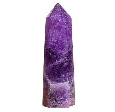 1PCS Dream Amethyst Natural Crystal Towers / 2.75-3.54" Healing Crystal Wand / 6 Faceted Chakra Reiki Meditation Therapy
