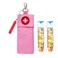 1-Piece Epipen Carrying Case, Epi Pen Carrying Case EpiPen Carrier, EpiPen Carrier Slim with Clip Epipen Holder Bag for 2 EpiPen Allergy Medical Essentials (Pink)