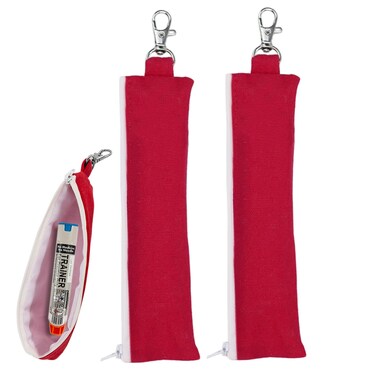 2 Pack Epipen Carry Case, Slim Epi Pens Carrying Case, Epipen Case Holder With Clip for 1 EpiPen Allergy Medicine Essentials