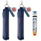 2 Packs Mini Red Mesh Epi Pens Carrying Case - Convenient Travel Case for Allergy and Diabetes EpiPen Carrier - Fits Put in 1 Epi Pens (Including Number Tag &amp; MED Logo Charm)