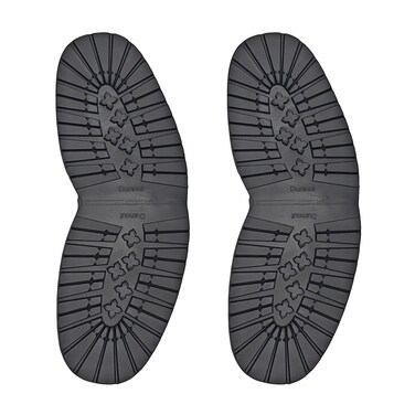 2 Pairs Durable Soft Shoe Sole Repair,Shoe Sole Replacement Rubber for Sports Shoes Leather Shoes(Black Forefoot)