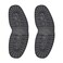2 Pairs Durable Soft Shoe Sole Repair,Shoe Sole Replacement Rubber for Sports Shoes Leather Shoes(Black Forefoot)