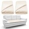 2 Pcs Medical Sheepskin Pad Medical Supply Synthetic Lambskin Bed and Furniture Bed Pad to Prevent Sores and Skin Irritation(30" X 60")
