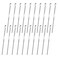 20 Pcs Ear Spoon Metal Ear Cleaner Portable Metal Ear Spoon Stainless Steel Ear Pick Earwax Curette Ear Cleaner Tool for Adult