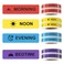 2000 Pcs Medicine Stickers Medication Instruction Label Permanent Paper Label Morning Noon Evening Bedtime Stickers for Pill case Planner 0.4 * 1.6inch (500 per Roll)
