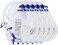 2000ML Catheter Bags for Men,Urine Bags External Catheter Bag for Men,0.4"Diameter/48" Long Drainage Tube,Clips and Hanging Hook,Professional Urinary Drainage Bag for Home,5Pcs