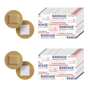 200pcs Adhesive Spot Bandage Flexible Fabric Round Adhesive Bandages 0.87 Inch Diameter Beige Skin Round Bandage for Wound Care and Hides Skin Spots Ideal for Small Incisions