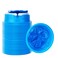 24 Pack Blue Emesis Bags, 1000 ml Vomit Bags for Morning Sickness, Portable Nausea Bags for Pregnant Women, Leak Resistant Design for Car and Travel