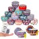 24 Pack Scented Candles Gift Set, Baby Shower Bridal Favors for Guests Housewarming Birthday Party Favors for Adults, Christmas Valentine's Mothers Day Party Give Away Bulk Gifts for Women