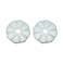 2PCS Multi Purpose Round Container Organizer PP Plastic Box 8 compartments Parts Desktop Organizer Fishing Box Pill Box For Earrings Necklace Beads Rings Glass Rhinestones