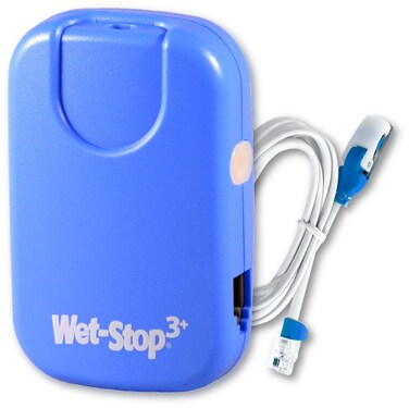 3 Blue Bedwetting Enuresis Alarm with Loud Sound and Strong Vibration for Boys or Girls, Proven Solution for Bedwetters