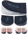 3 Layers Adjustable Supination &amp; Over - Pronation Adhesive Corrective Gel Shoe Inserts, Medial&amp; Lateral Heel Wedge Lifts for