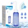 300 ML Nasal Rinse Neti Pot Sinus Rinse Bottle Gentle Nasal Wash Bottle Nose Cleaner Comfortable for Adult &amp; Kid Effective Pressure Irrigatio with 20 Nasal Wash Salt Packets BPA Free