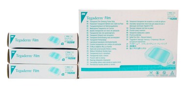 3m Tegaderm Transparent Film Dressing - 4" x 4-3/4" - - Case of 200