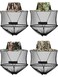 4 Pieces Mosquito Head Mesh Mosquito Cap Net Hat Face Cover with Zipper Foldable Fly Protection Netting Hat for Outdoor Fishing Hiking Gardening