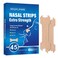 45 Count Nasal Strips for Snoring, Nose Strips Extra Strength- Upgraded Adhensive for Better Adhesion, Anti-Snoring Strips with Breathable Non-Woven
