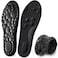 4D Cloud Insoles for Men and Women, Arch Support Insoles, Memory Foam Insoles, Shock Absorption and Cushioning Sports Shoe Insoles for Foot &amp; Joint Support (XL Men 9-11.5   Women 11-12.5 Black)