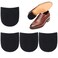 4pcs Non-Slip Shoe Heel Pads, Shoes Bottom Repair Rubber Heels 3.5mm Thickness Anti-Slip Shoe Grips Cushion Sole Protector Heel Repair Replacement for Men Woman