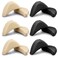 6 Pairs Foam Toe Inserts for Shoes Too Big Soft Sponge Adjustable Shoe Filler Big Toe Shoe Fitters Unisex Forefoot Foot Cushion for High Heel Pumps Flats Sneakers Men Women(Skin Color + Black)