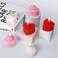 6 Pcs Valentine's Day Heart Candles- Love Heart Shape Scented Candles- Handmade Aromatherapy Candles for Valentine's Day, Wedding, Anniversary, Birthday, Home Decor (Red, White, Pink)
