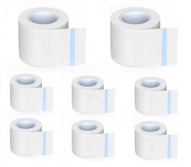 6 Rolls Paper Medical Tape 2" x 10yd, Hypoallergenic White Surgical Tape for Sensitive Skin, 3m Micropore Tape,Wound First Aid Tape,Gentle Adhesion for Wound Care,Tubing, Breathable