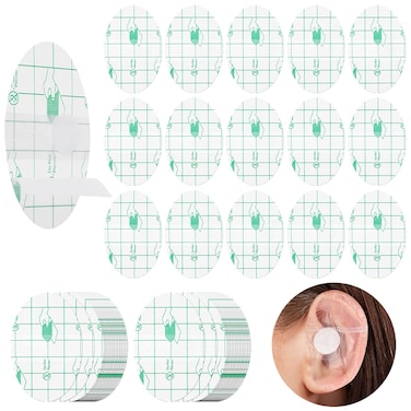 60 Pieces Ear Covers Waterproof Shower Swimming Ear Stickers Newborn Ear Plugs Disposable Ear Tape Ear Protectors Showering Surfing Snorkeling and Other Water Sport