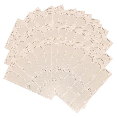 60pcs Correction Stickers Behind Ear Corrector Cauliflower Ear Magnet Eustachian Tube Unclogger Transparent Ear Clean Ear Tape Miss Ears Earring White