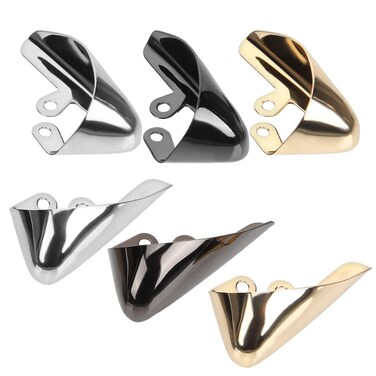 6PCS Metal Shoes Pointed Protectors Hollow High Heels Toe Caps Elegant High Heel Tip Cover Durable Shoes Tips Cap for Shoes Protection Repair Decoration for Dress Shoes Protection